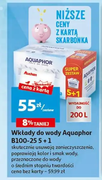 Auchan Wkład filtrujący b25 maxfor aquaphor oferta