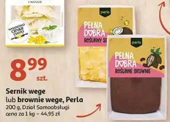 Auchan Ciasto sernik roślinny perla oferta