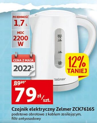Auchan Czajnik zck 7616 s zelmer oferta