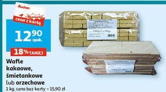 Auchan Wafle kakaowe oferta