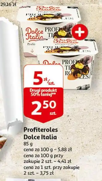 Auchan Deser profiteroles dolce italia oferta