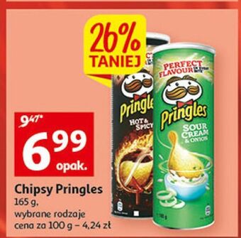 Auchan Chipsy sour cream-onion pringles oferta