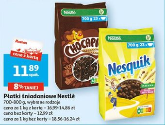 Auchan Płatki śniadaniowe nesquik oferta
