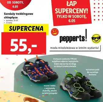 Lidl Sandały trekkingowe 31-37 pepperts! oferta