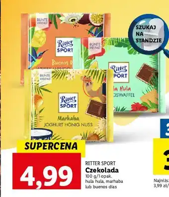 Lidl Czekolada marhaba ritter sport oferta