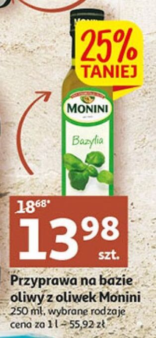 Auchan Oliwa z oliwek bazylia monini oferta