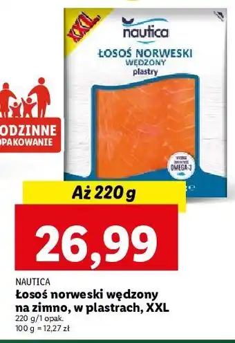 Lidl Łosoś norweski wędzony nautica schwartz oferta