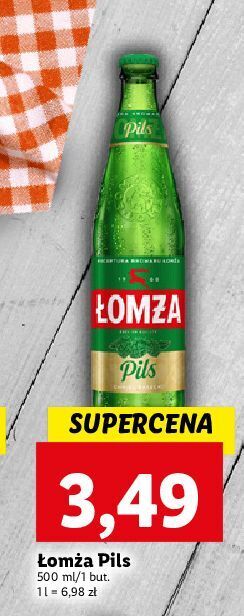 Lidl Piwo łomża pils oferta