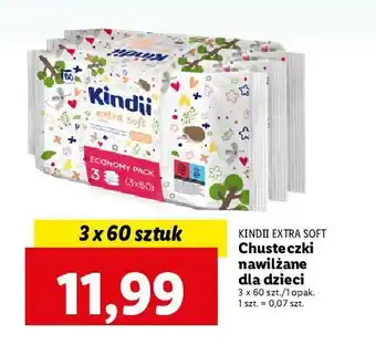 Lidl Chusteczki wilgotne extra soft cleanic kindii oferta