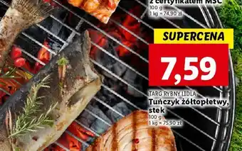Lidl Tuńczyk żółtopłetwy targ rybny lidla oferta