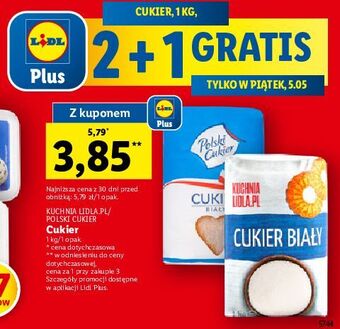 Lidl Cukier biały polski oferta