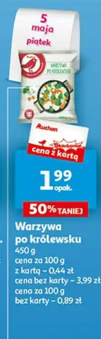Auchan Warzywa na patelnię po królewsku auchan oferta