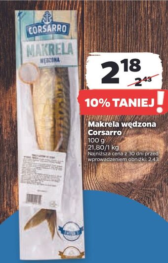 Netto Makrela wędzona corsarro oferta