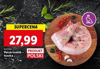 Lidl Królik tusza bez antybiotyków rzeźnik codzienna dostawa oferta