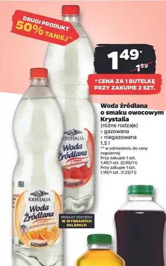 Netto Woda pomarańcza krystalia oferta