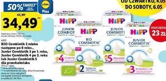 Lidl Mleko 3 hipp junior combiotik oferta