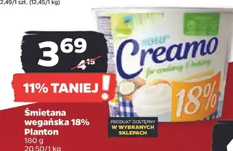 Netto Śmietana wegańska 18% planton (żywność) oferta