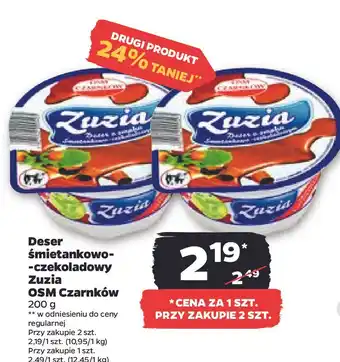 Netto Serek o smaku śmietankowo-czekoladowym osm czarnków zuzia oferta