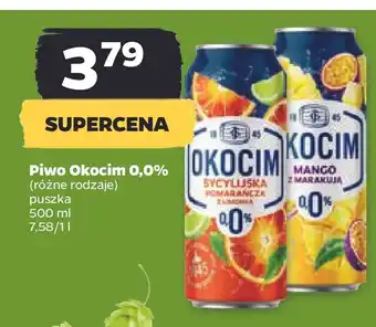 Netto Piwo okocim radler mango z marakują 0% oferta