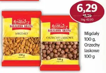 Społem Migdały 100 g, Orzechy laskowe 100 g oferta