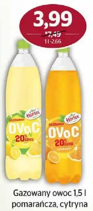 Społem Gazowany owoc 1,5l oferta