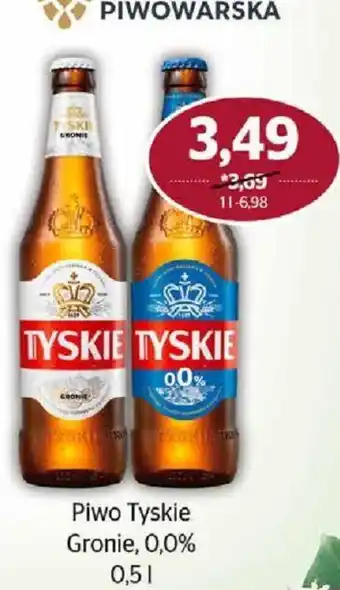 Społem Piwo Tyskie Gronie, 0,0% 0,5l oferta