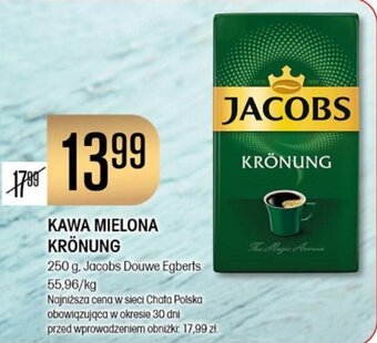 Chata Polska KAWA MIELONA KRÖNUNG 250 g oferta