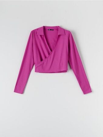 Sinsay Crop top w prążki oferta