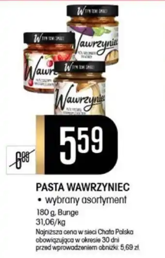 Chata Polska PASTA WAWRZYNIEC 180 g, Bunge oferta