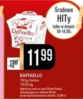 Chata Polska RAFFAELLO 150 g, Ferrero oferta