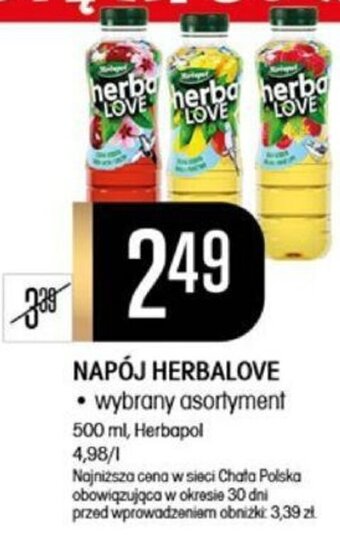 Chata Polska NAPÓJ HERBALOVE 500 ml, Herbapol oferta