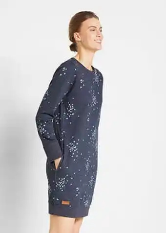 BonPrix Sukienka dresowa z nadrukiem w motyle oferta