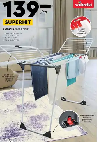 Biedronka Vileda Suszarka King* oferta