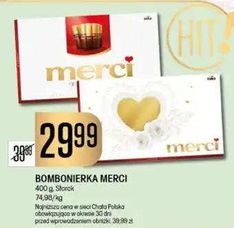 Chata Polska BOMBONIERKA MERCI 400 g, Storck oferta