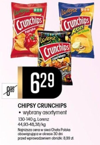 Chata Polska CHIPSY CRUNCHIPS 130-140 g, Lorenz oferta