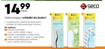 Biedronka Seco Odświeżające wkładki do butów* oferta
