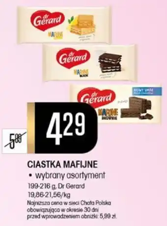 Chata Polska CIASTKA MAFIJNE 199-216 g, Dr Gerard oferta
