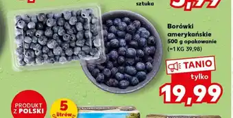 Kaufland Borówki amerykańskie 500 g opakowanie oferta
