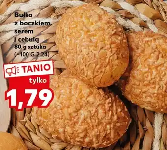 Kaufland Bułka z boczkiem, serem i cebulą 80 g sztuka oferta