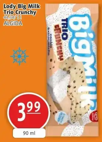 Prim Market Lody Big Milk Trio Crunchy 90ml ALGIDA oferta