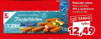 Kaufland Paluszki rybne filet z mintaja 450 g opakowanie oferta