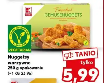 Kaufland Nuggetsy warzywne 250 g opakowanie oferta