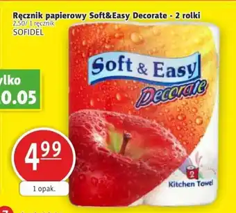 Prim Market Ręcznik papierowy Soft&Easy Decorate - 2 rolki ręcznik SOFIDEL oferta