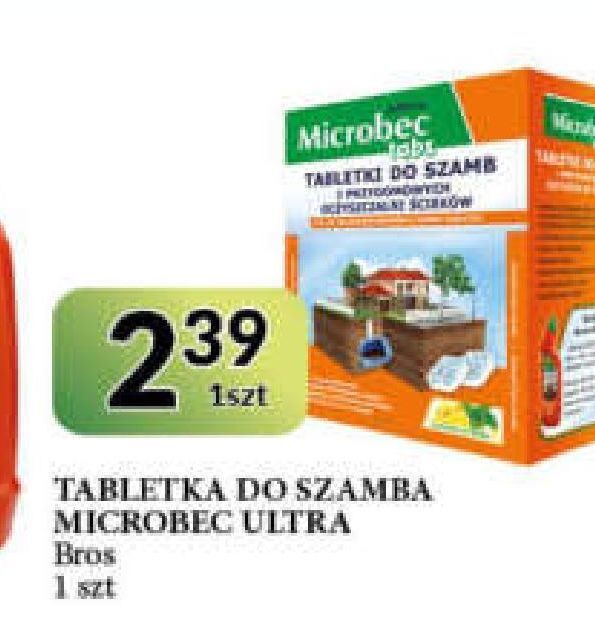 E.Leclerc Preparat do szamb saszetka zapach cytryny microbec oferta
