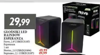 E.Leclerc Głośnik nortec 2.0 esperanza oferta