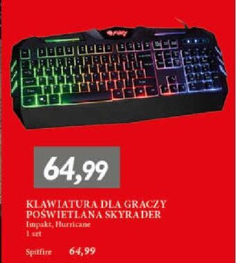 E.Leclerc Klawiatura dla graczy podświetlana spitfire fury oferta