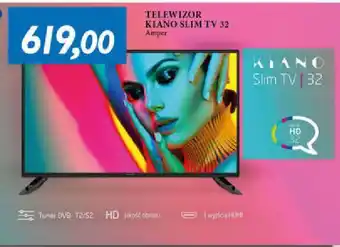 E.Leclerc Telewizor 32'' slim tv kiano oferta