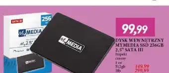 E.Leclerc Dysk wewnętrzny ssd 2.5 sata iii 256 gb my media oferta