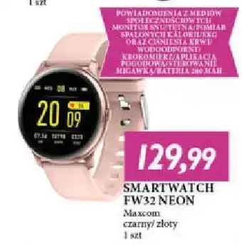E.Leclerc Smartwatch fit fw32 neon różowy maxcom oferta