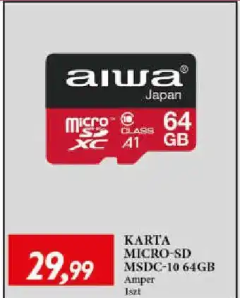 E.Leclerc Karta micro-sd 64gb aiwa oferta